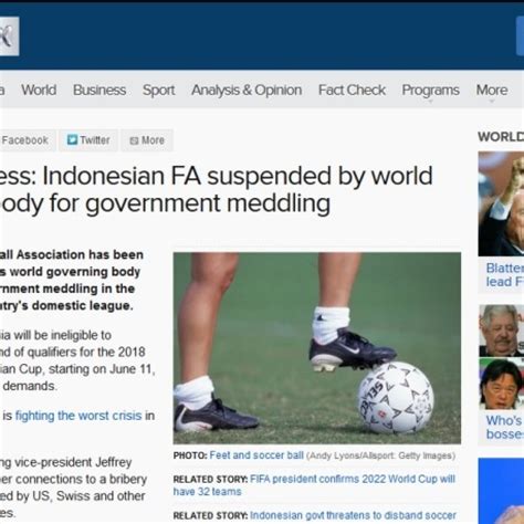 sanksi fifa untuk indonesia
